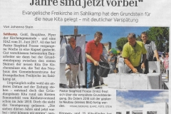 Grundsteinlegung 2017